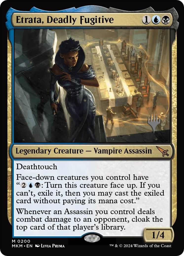 Image for Etrata, Deadly Fugitive (200) (Promo Pack: Murders at Karlov Manor) - Magic: The Gathering