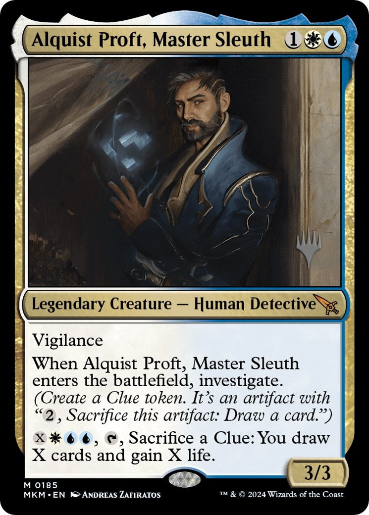 Image for Alquist Proft, Master Sleuth (185) (Promo Pack: Murders at Karlov Manor) - Magic: The Gathering