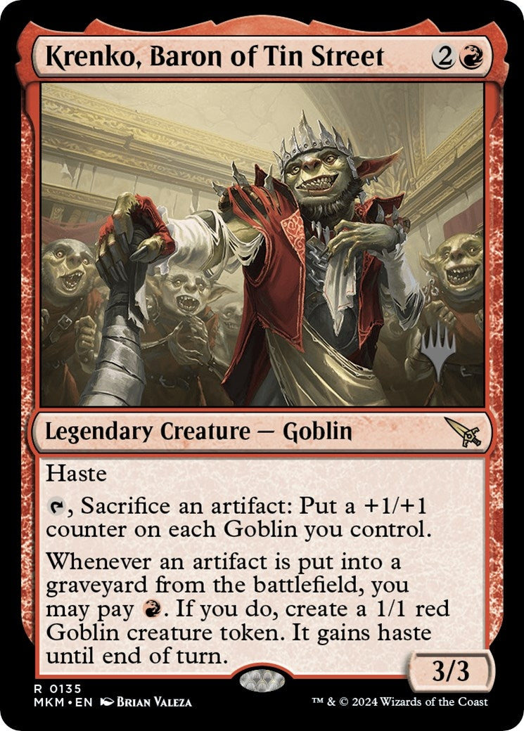 Image for Krenko, Baron of Tin Street (135) (Promo Pack: Murders at Karlov Manor) - Magic: The Gathering