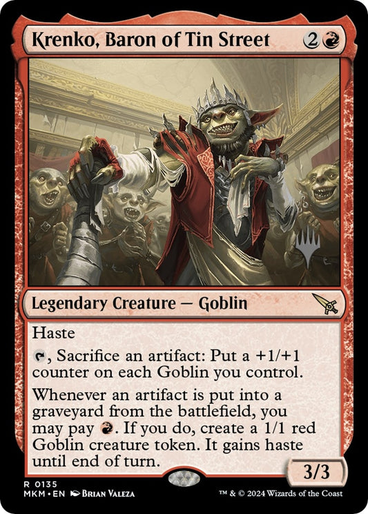 Image for Krenko, Baron of Tin Street (135) (Promo Pack: Murders at Karlov Manor) - Magic: The Gathering