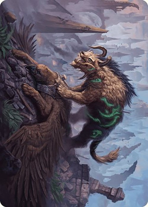 Image for Axebane Ferox Art Card (13) (Art Series: Murders at Karlov Manor) - Magic: The Gathering