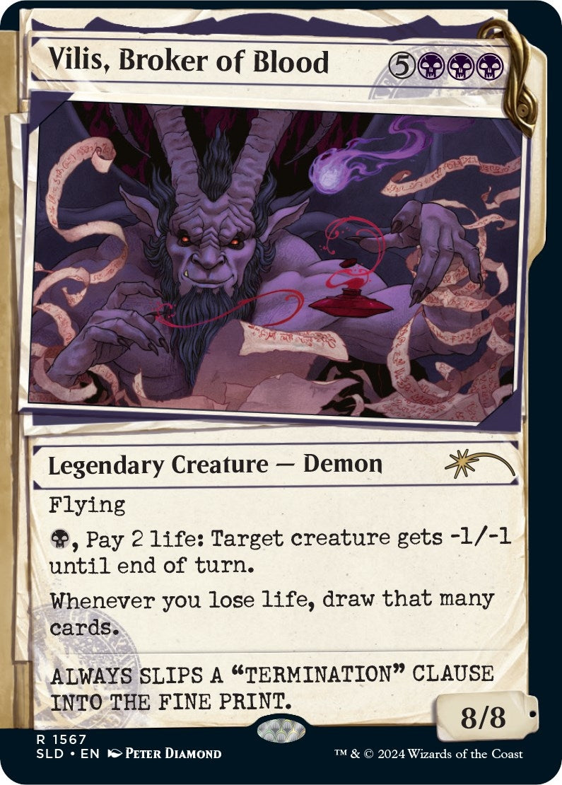 Image for Vilis, Broker of Blood (1567) (Secret Lair Drop Series) - Magic: The Gathering