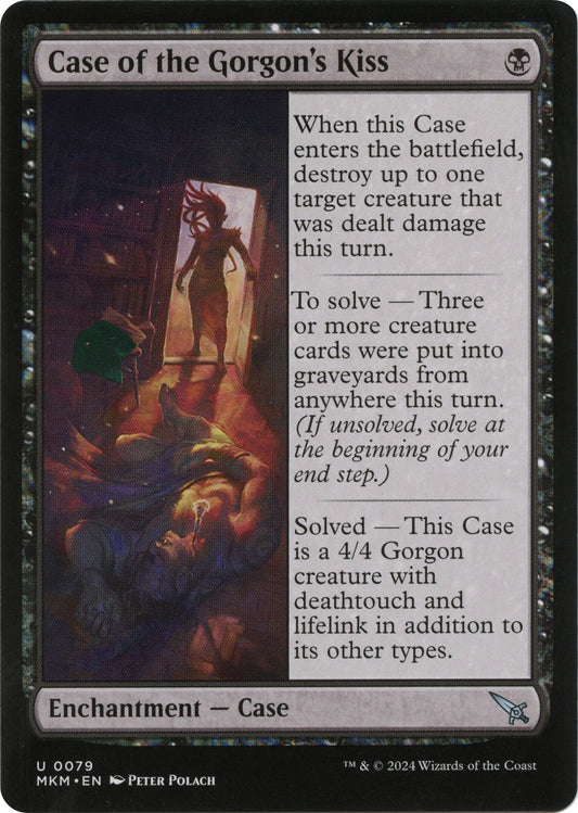 Image for Case of the Gorgon's Kiss (b) (79) (Murders at Karlov Manor) - Magic: The Gathering
