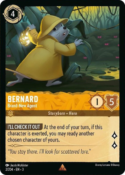 Image for Bernard - Brand-New Agent (2/204) (Into the Inklands) - Disney Lorcana