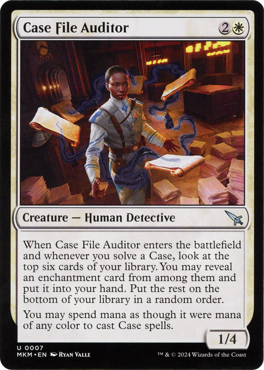 Image for Case File Auditor (b) (7) (Murders at Karlov Manor) - Magic: The Gathering