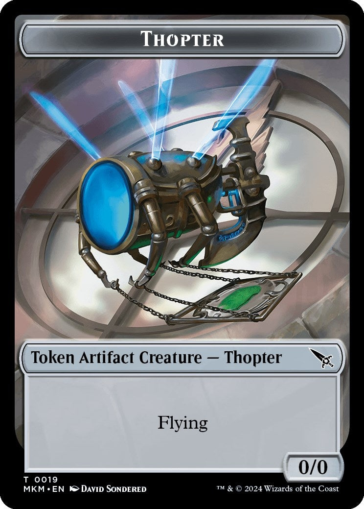 Image for Thopter Token (0019) (19) (Murders at Karlov Manor) - Magic: The Gathering