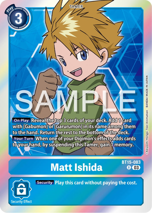 Image for Matt Ishida (BT15-083 R) (Exceed Apocalypse) - Digimon Card Game