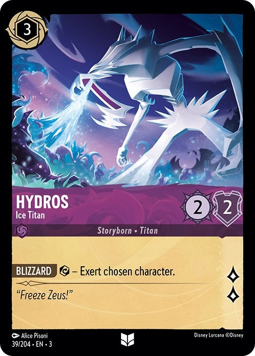 Image for Hydros - Ice Titan (39/204) (Into the Inklands) - Disney Lorcana