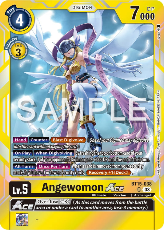 Image for Angewomon ACE (BT15-038 SR) (Exceed Apocalypse) - Digimon Card Game