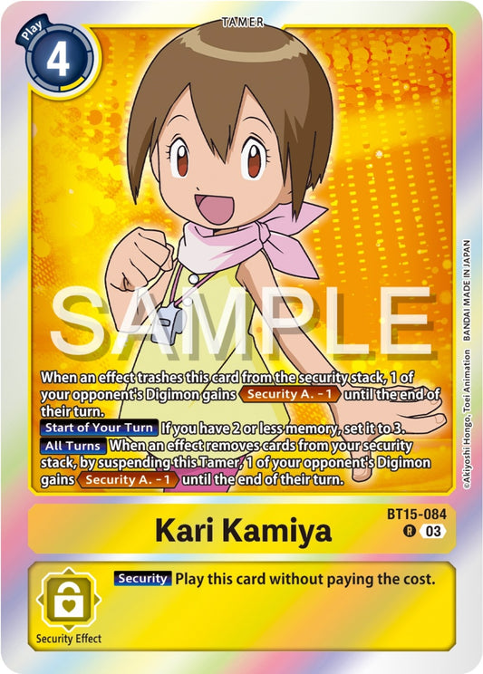 Image for Kari Kamiya (BT15-084 R) (Exceed Apocalypse) - Digimon Card Game