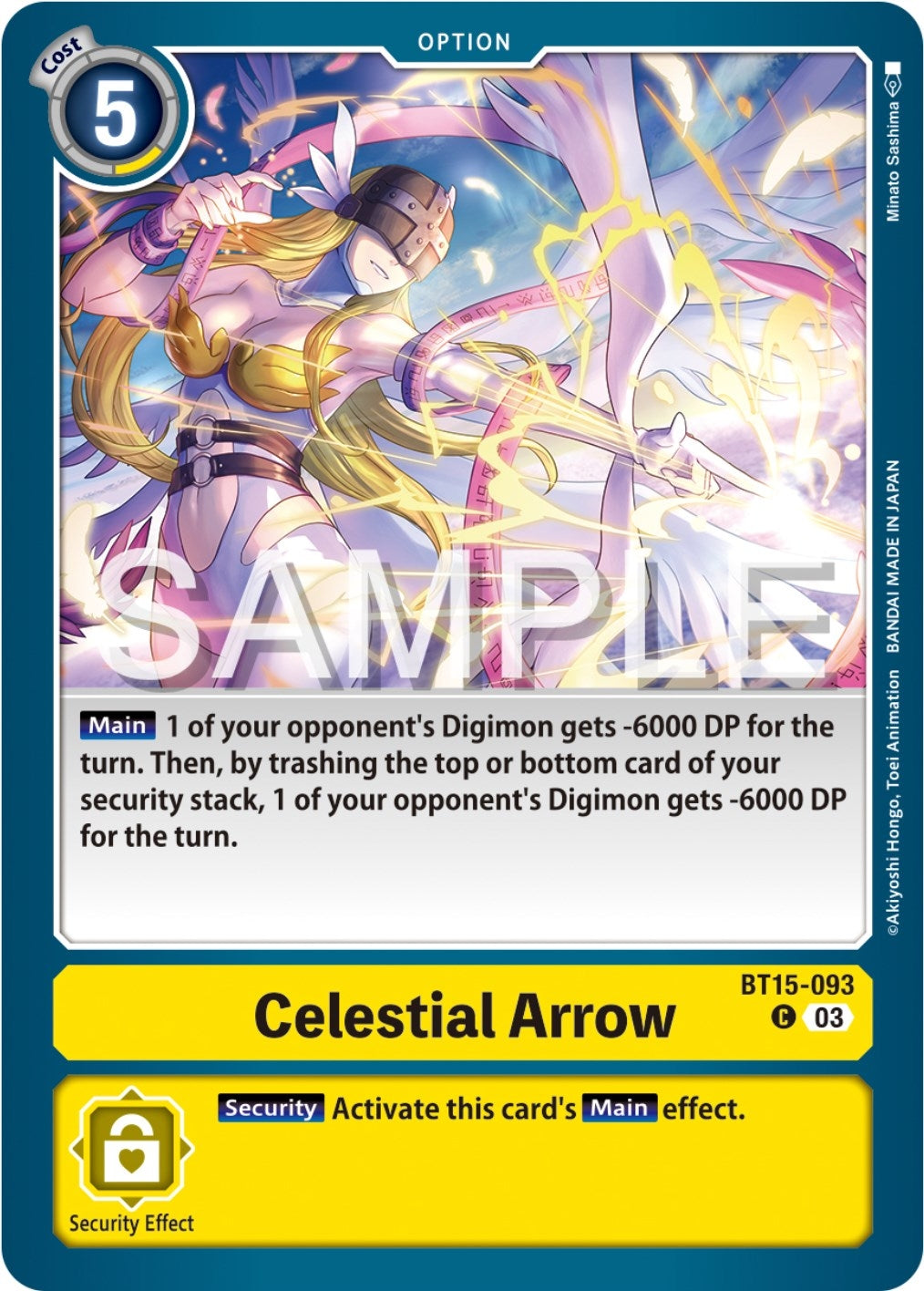 Image for Celestial Arrow (BT15-093 C) (Exceed Apocalypse) - Digimon Card Game