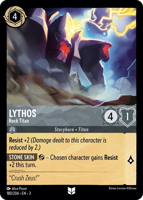 Image for Lythos - Rock Titan (180/204) (Into the Inklands) - Disney Lorcana