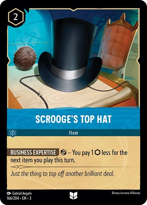 Image for Scrooge's Top Hat (166/204) (Into the Inklands) - Disney Lorcana