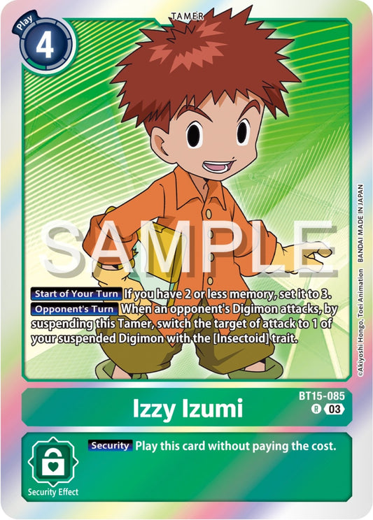 Image for Izzy Izumi (BT15-085 R) (Exceed Apocalypse) - Digimon Card Game