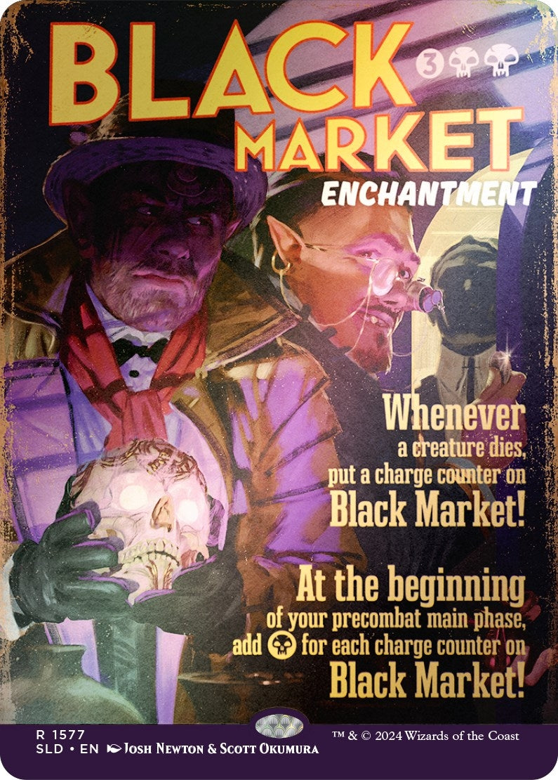 Image for Black Market (Rainbow Foil) (1577) (Secret Lair Drop Series) - Magic: The Gathering
