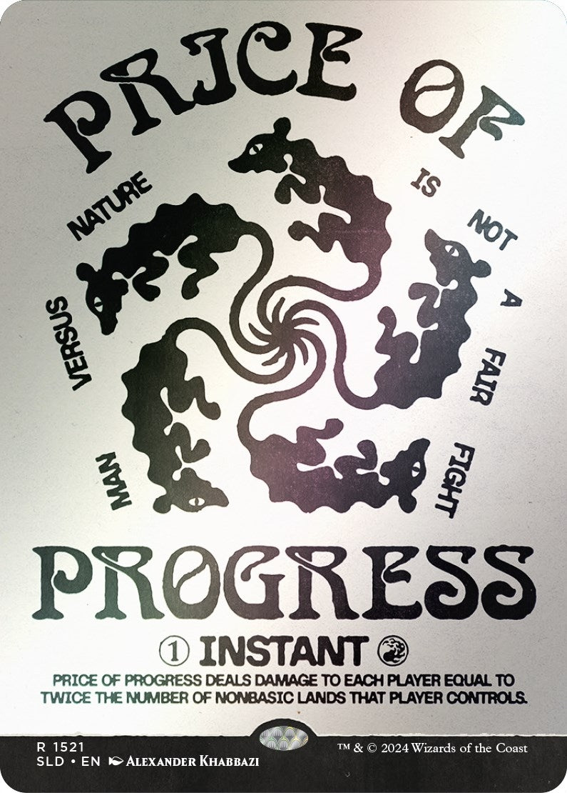 Image for Price of Progress (Rainbow Foil) (1521) (Secret Lair Drop Series) - Magic: The Gathering