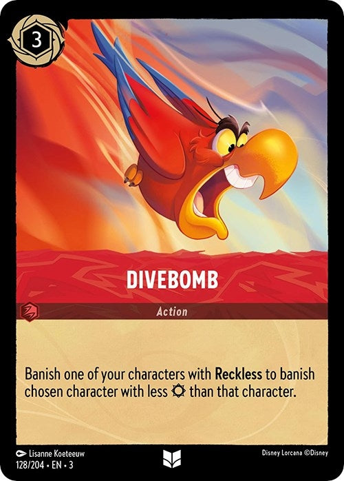Image for Divebomb (128/204) (Into the Inklands) - Disney Lorcana