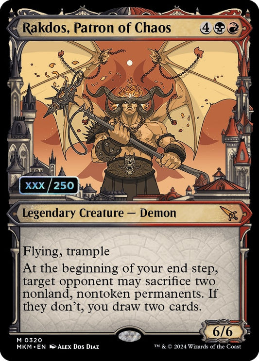 Image for Rakdos, Patron of Chaos (Serial Numbered) (320) (Murders at Karlov Manor) - Magic: The Gathering