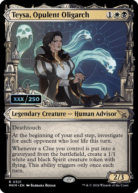 Image for Teysa, Opulent Oligarch (Serial Numbered) (321) (Murders at Karlov Manor) - Magic: The Gathering