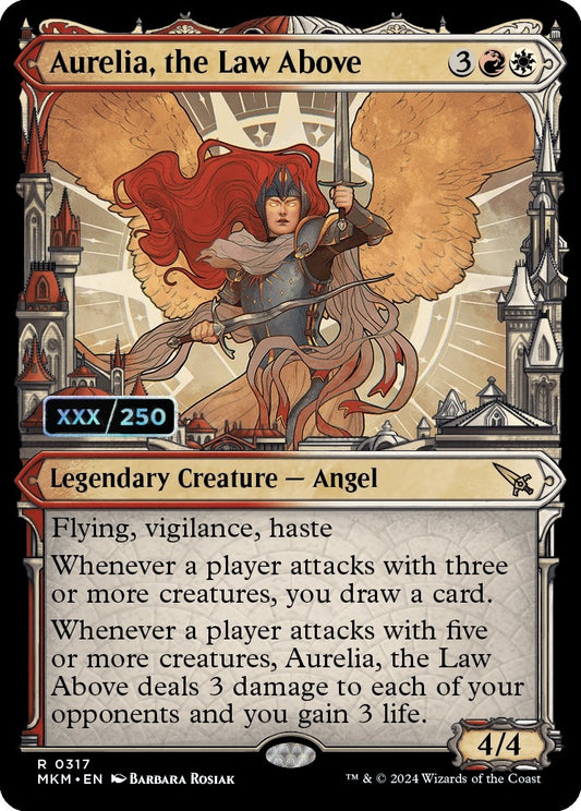 Image for Aurelia, the Law Above (Serial Numbered) (317) (Murders at Karlov Manor) - Magic: The Gathering