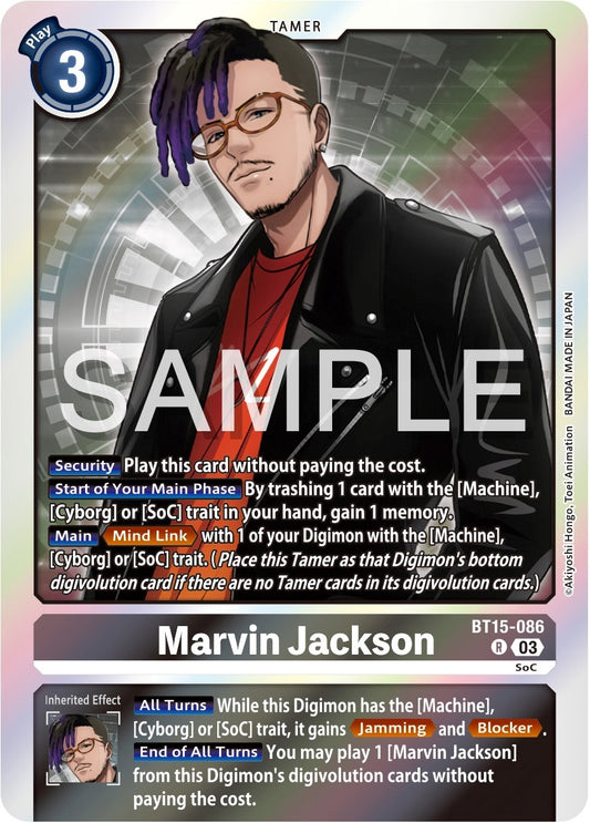 Image for Marvin Jackson (BT15-086 R) (Exceed Apocalypse) - Digimon Card Game