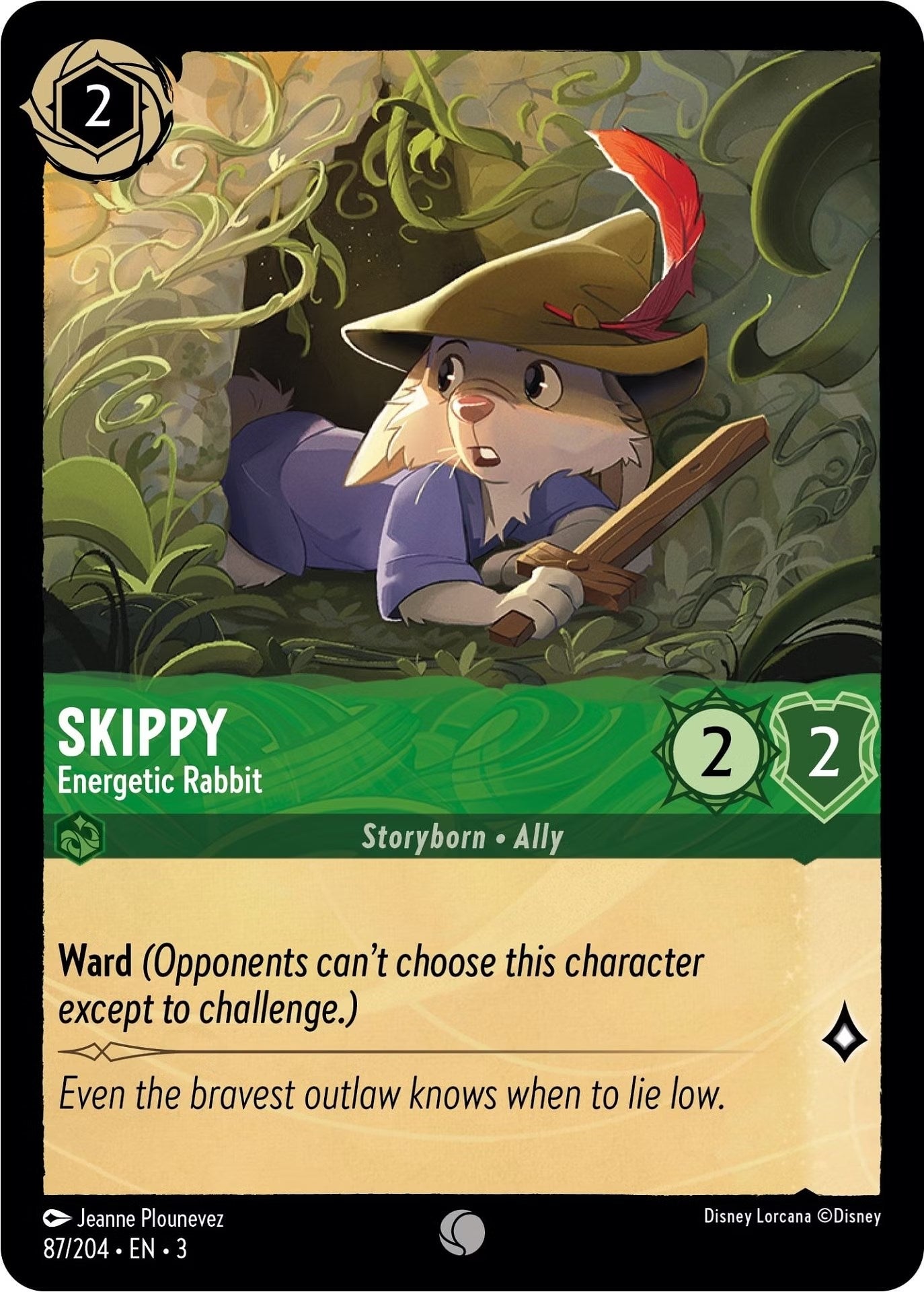 Image for Skippy - Energetic Rabbit (87/204) (Into the Inklands) - Disney Lorcana
