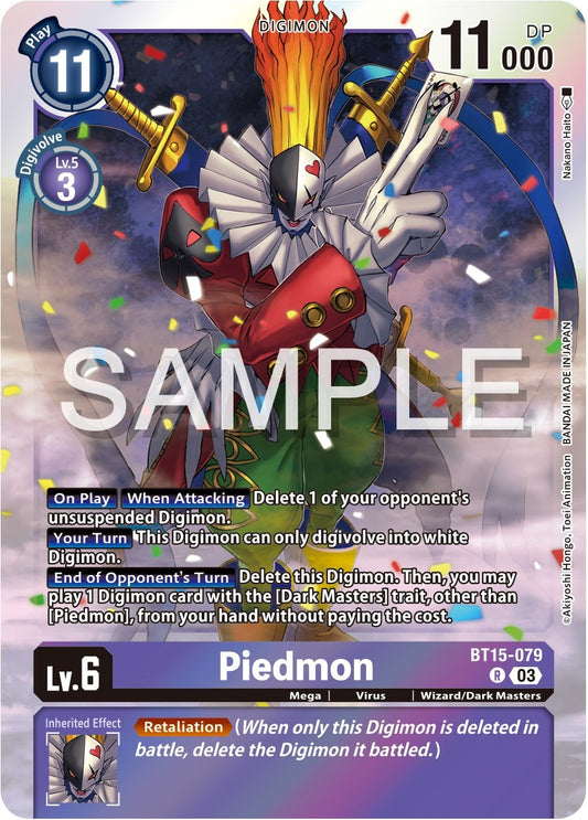 Image for Piedmon (BT15-079 R) (Exceed Apocalypse) - Digimon Card Game