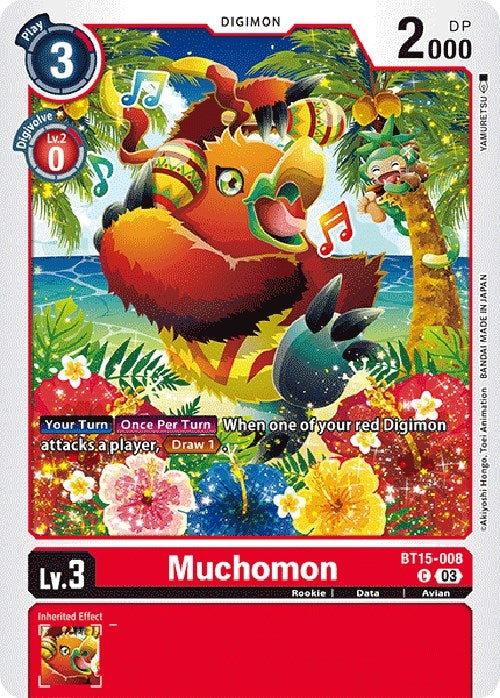 Image for Muchomon (BT15-008 C) (Exceed Apocalypse) - Digimon Card Game