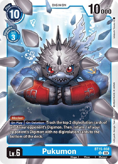 Image for Pukumon (BT15-030 U) (Exceed Apocalypse) - Digimon Card Game