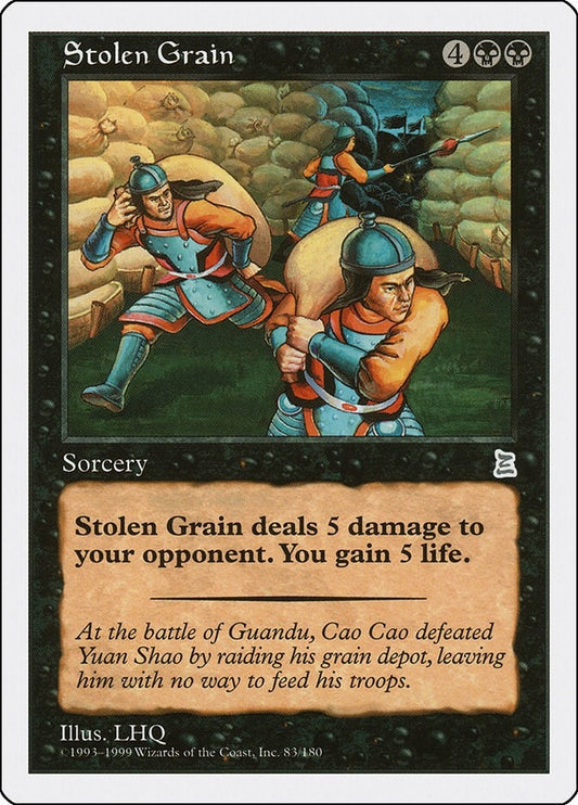 Image for Stolen Grain (83) (Portal Three Kingdoms) - Magic: The Gathering