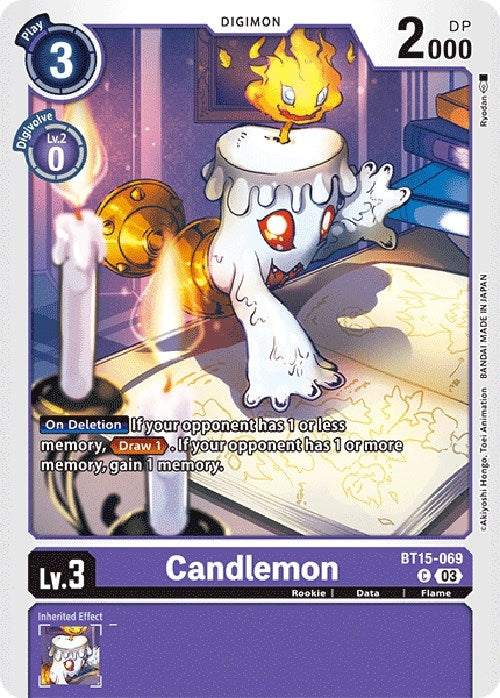 Image for Candlemon (BT15-069 C) (Exceed Apocalypse) - Digimon Card Game