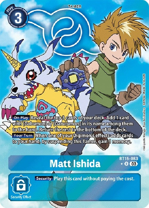 Image for Matt Ishida (Alternate Art) (BT15-083 R) (Exceed Apocalypse) - Digimon Card Game