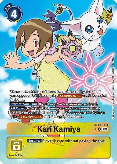 Image for Kari Kamiya (Alternate Art) (BT15-084 R) (Exceed Apocalypse) - Digimon Card Game