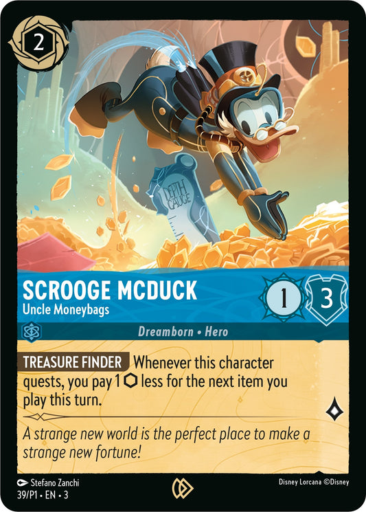Image for Scrooge McDuck - Uncle Moneybags (39) (Disney Lorcana Promo Cards) - Disney Lorcana