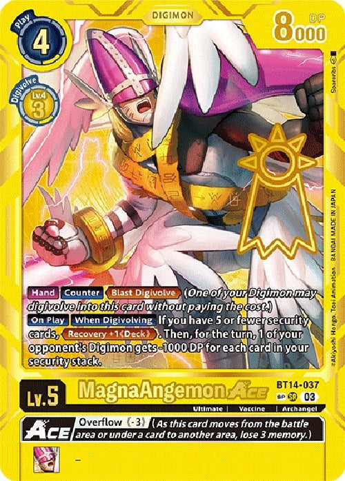 Image for MagnaAngemon ACE (Special Rare) (BT14-037 SP) (Exceed Apocalypse) - Digimon Card Game