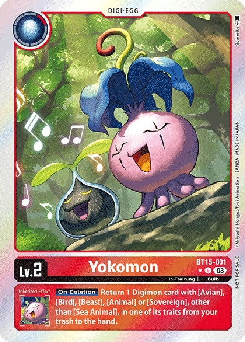 Image for Yokomon (Exceed Apocalypse Box Promotion Pack) (BT15-001 U) (Exceed Apocalypse) - Digimon Card Game
