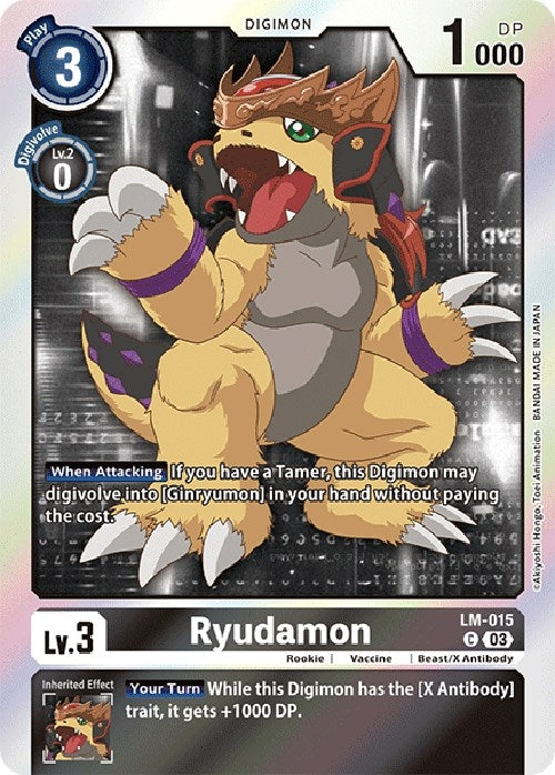 Image for Ryudamon (English Exclusive) (LM-015 C) (Exceed Apocalypse) - Digimon Card Game
