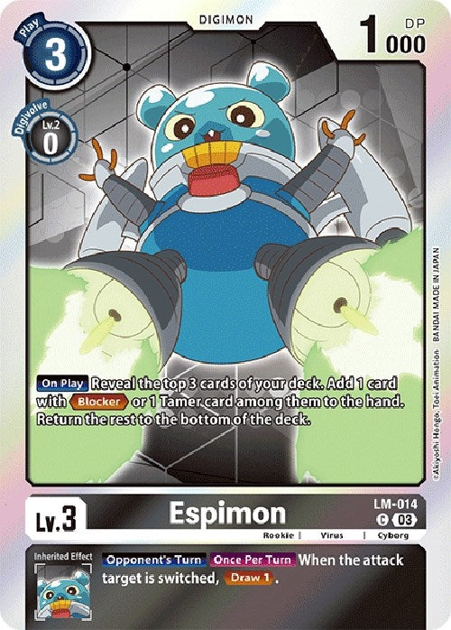 Image for Espimon (English Exclusive) (LM-014 C) (Exceed Apocalypse) - Digimon Card Game