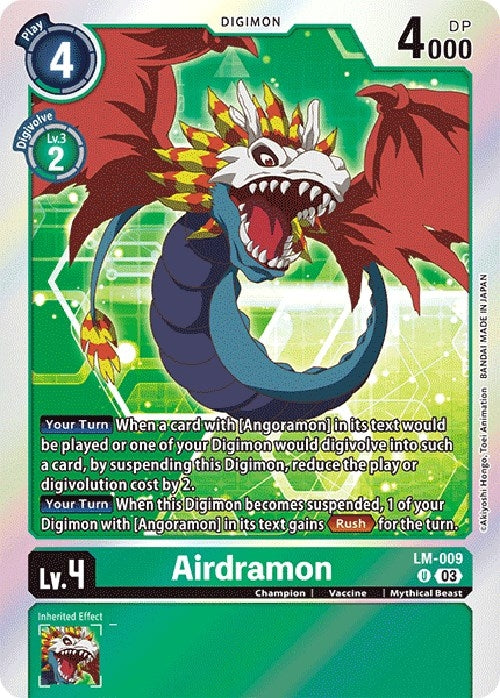 Image for Airdramon (English Exclusive) (LM-009 U) (Exceed Apocalypse) - Digimon Card Game