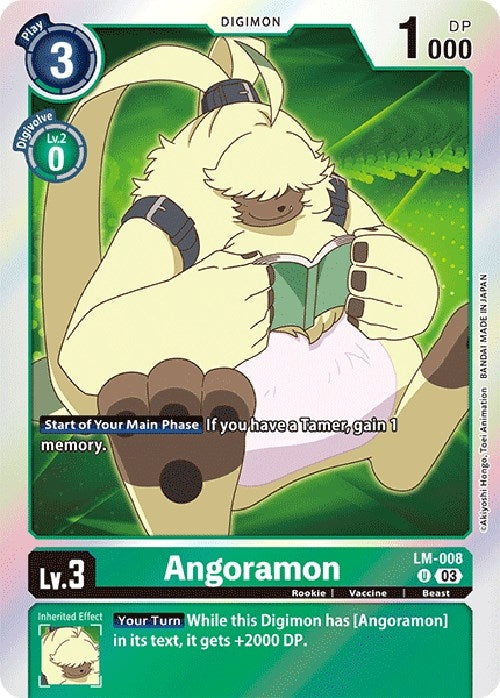 Image for Angoramon (English Exclusive) (LM-008 U) (Exceed Apocalypse) - Digimon Card Game