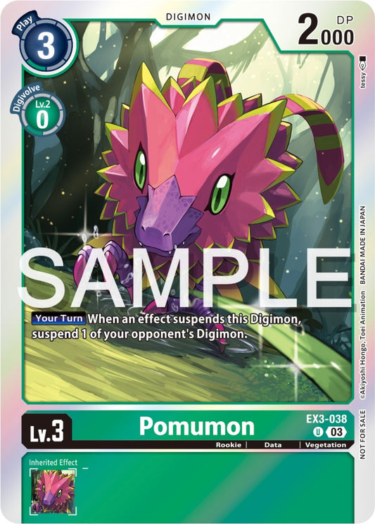 Image for Pomumon (Official Tournament Pack Vol.12) (EX3-038 U) (Draconic Roar) - Digimon Card Game