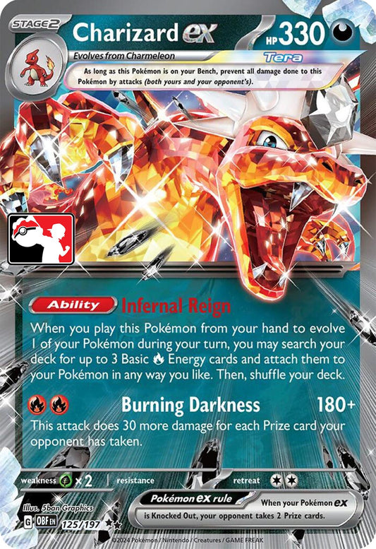 Image for Charizard ex (125/197) (Prize Pack Series Cards) - Pokemon