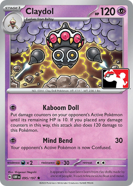 Image for Claydol (095/197) (Prize Pack Series Cards) - Pokemon