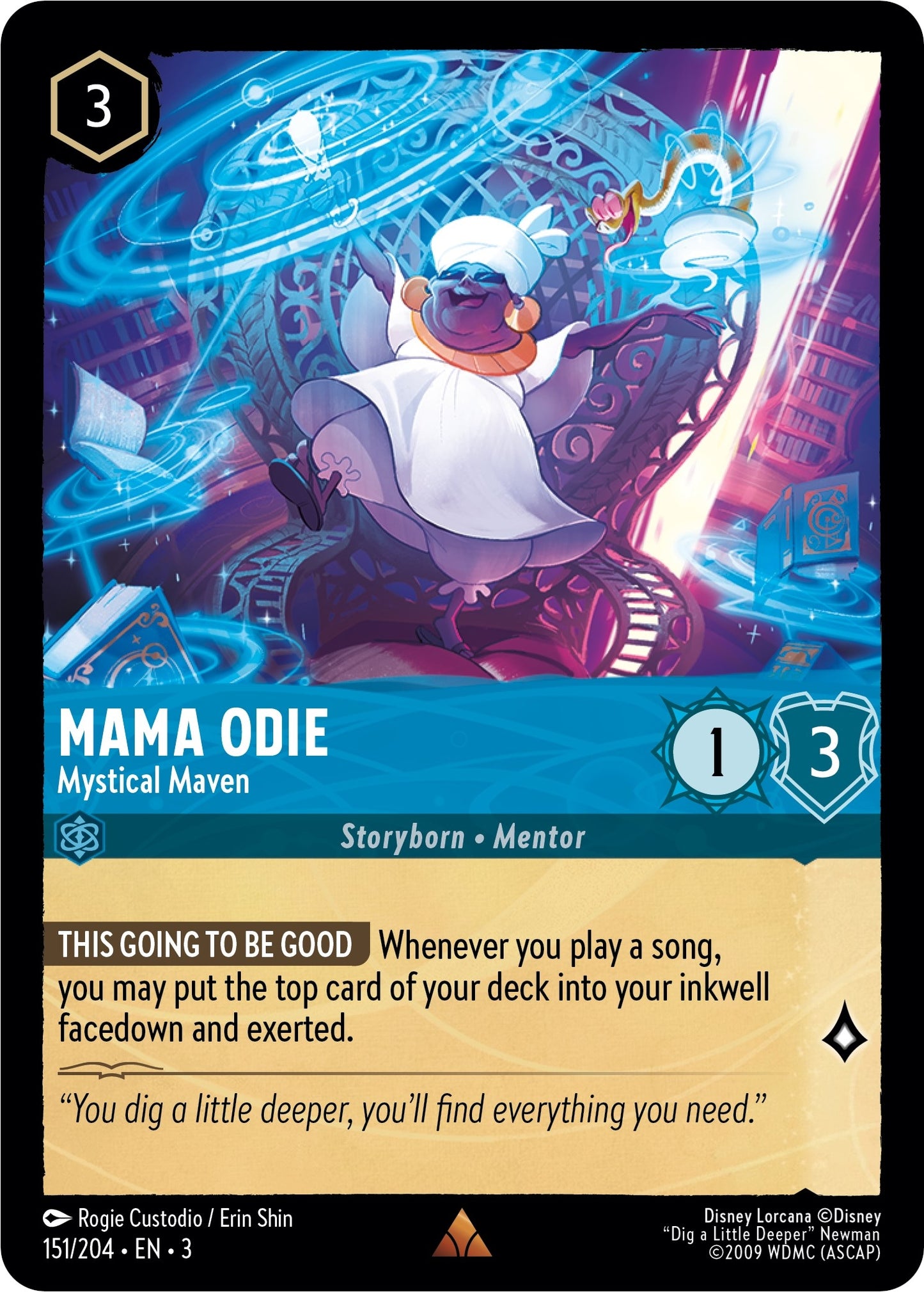Image for Mama Odie - Mystical Maven (151/204) (Into the Inklands) - Disney Lorcana