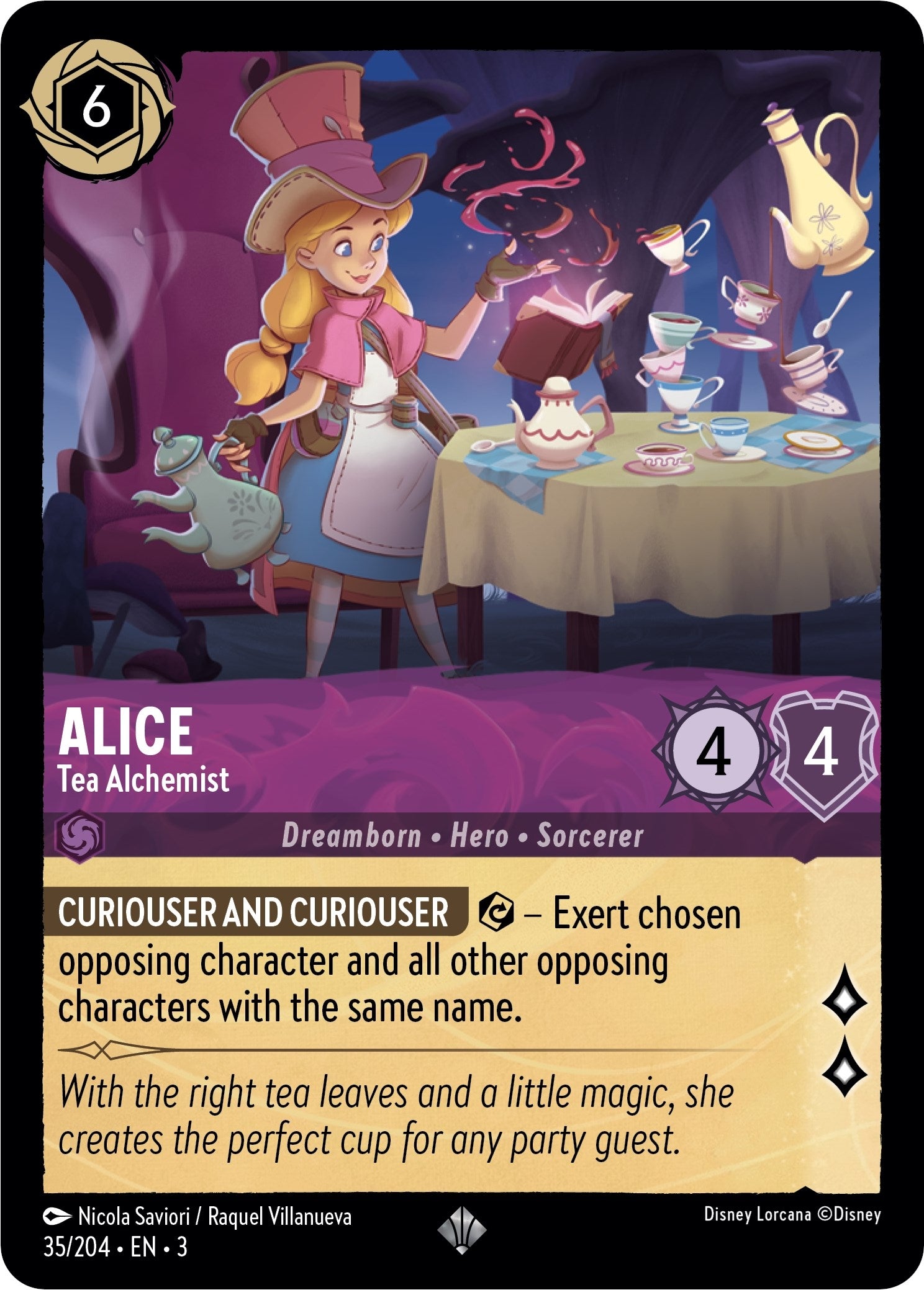 Image for Alice - Tea Alchemist (35/204) (Into the Inklands) - Disney Lorcana