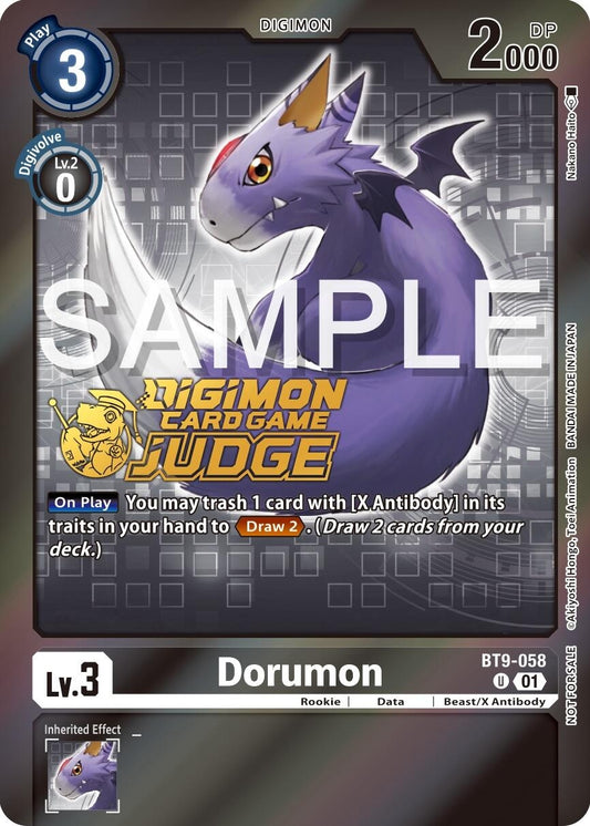 Image for Dorumon (Judge Pack 5) (BT9-058 U) (X Record) - Digimon Card Game