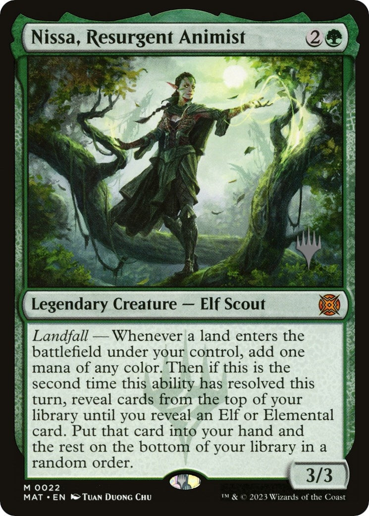 Image for Nissa, Resurgent Animist (22) (Promo Pack: Murders at Karlov Manor) - Magic: The Gathering