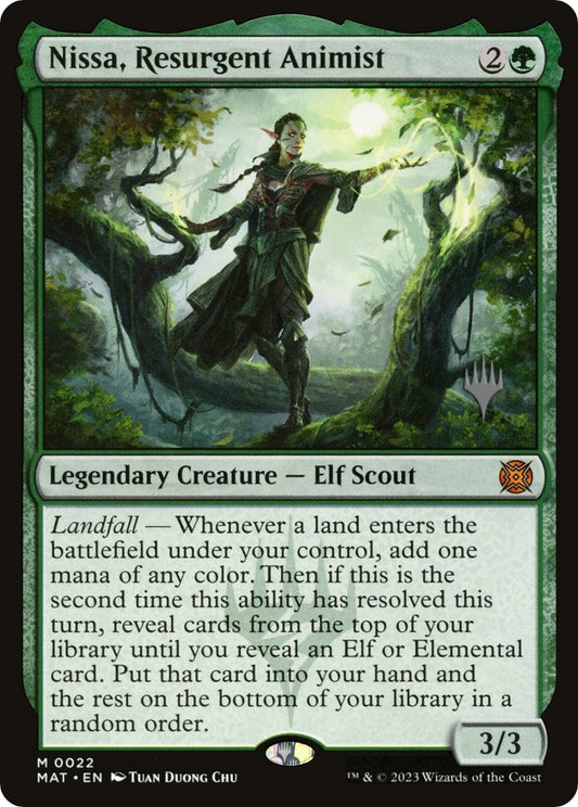 Image for Nissa, Resurgent Animist (22) (Promo Pack: Murders at Karlov Manor) - Magic: The Gathering