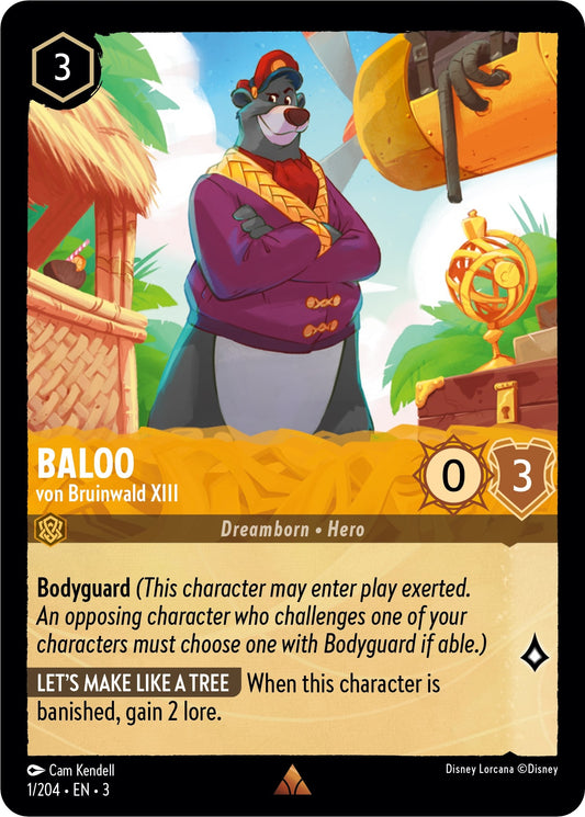 Image for Baloo - von Bruinwald XIII (1/204) (Into the Inklands) - Disney Lorcana