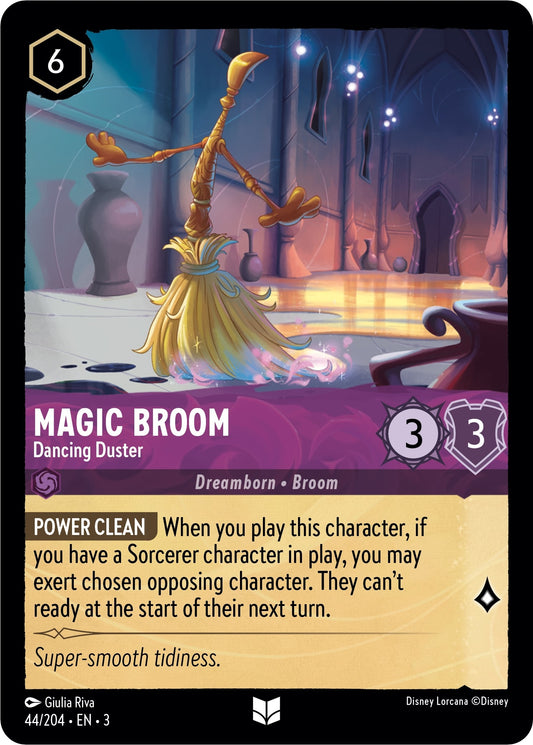 Image for Magic Broom - Dancing Duster (44/204) (Into the Inklands) - Disney Lorcana
